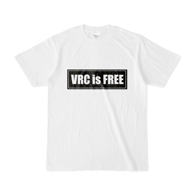 VRC is FREE Tシャツ(白)