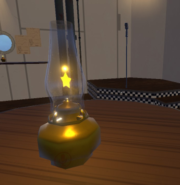 汚れた卓上ランプ【3Dモデル】