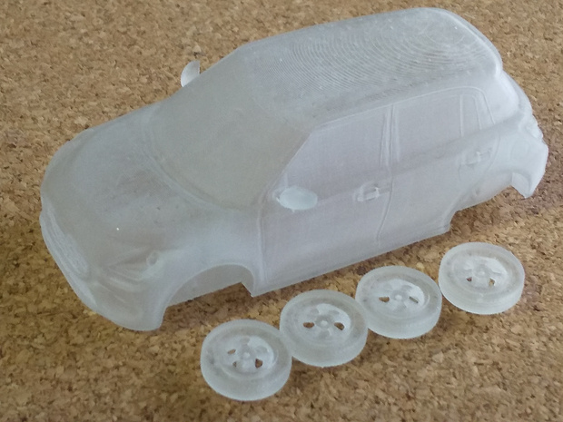 1/64新型スイフト3Dプリンター出力未塗装モデル