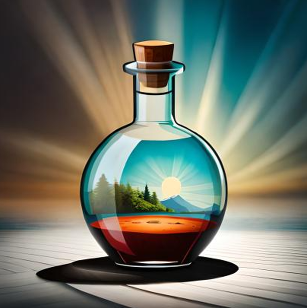 画像素材、ポーション、魔法の薬、瓶　Image material, potions, magic potions, bottles