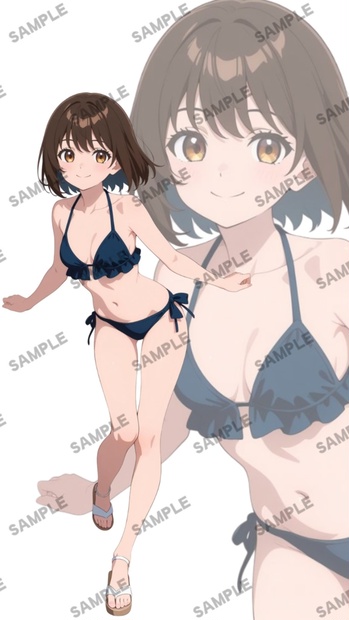 立ち絵素材20 水着の女の子 - 立ち絵SHOP - BOOTH