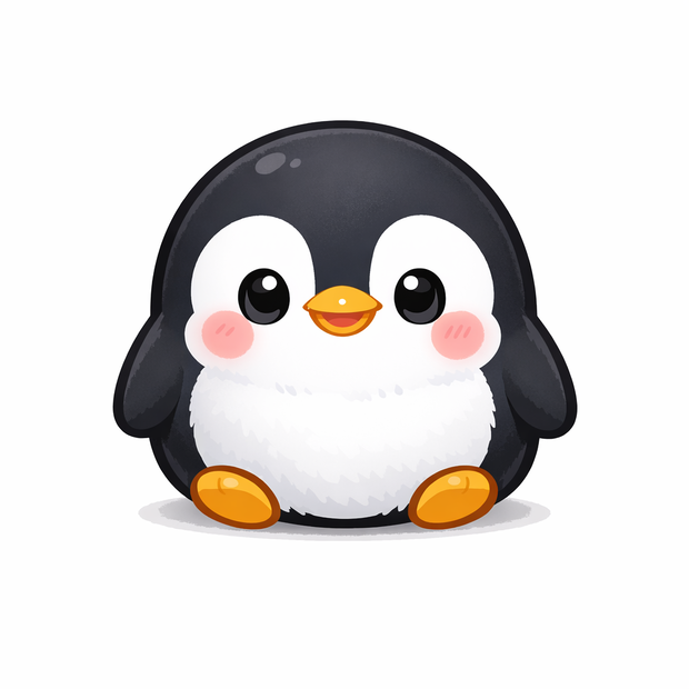 まるっこペンギンのアイコンセット