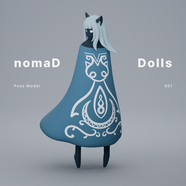 nomaD Dolls - 001 Pose Model