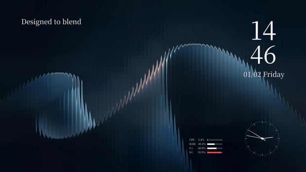 【デスクトップウィジェットアプリ】BlendWidget