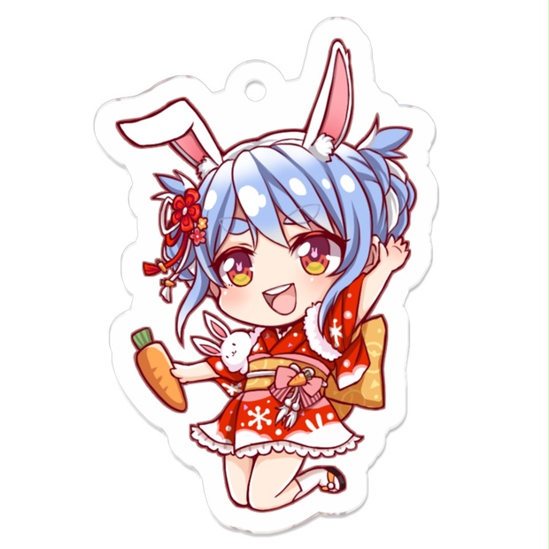 ★非公式 兎田ぺこら アクリルキーホルダー - mihanada-kanata - BOOTH