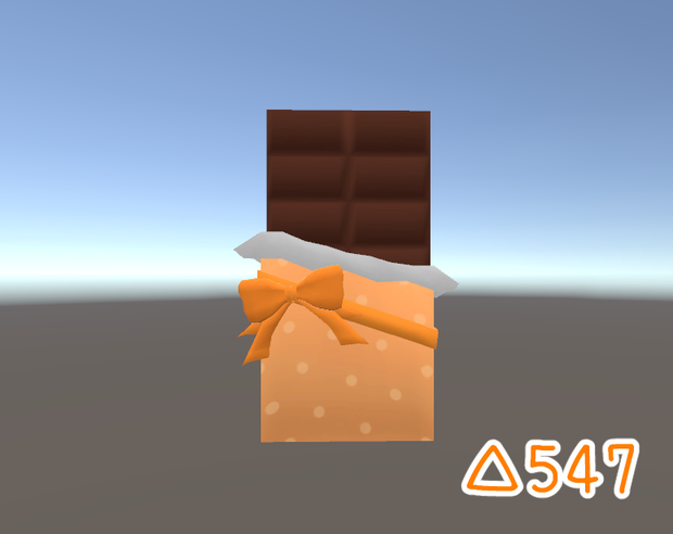チョコレート【.fbx .blender】