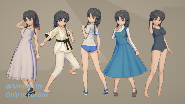 【コイカツ / Koikatsu】Character Card キャラクターカード----天道 あかね (Tendou Akane)-short & long hair ver.