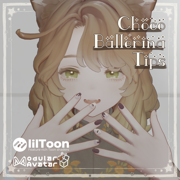 【free】Choco Ballerina Tips【マリシア対応】