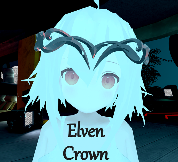 VRChat - Elven crown / エルフの王冠