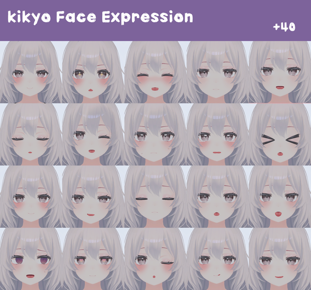 [桔梗]KIKYO Face Expression Package