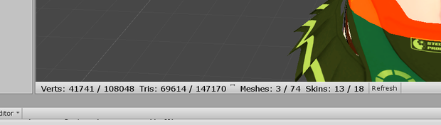 シーン内の頂点とか三角を数えてくれるやつ【Unityエディタ拡張】Polygon Counter ver 0.5