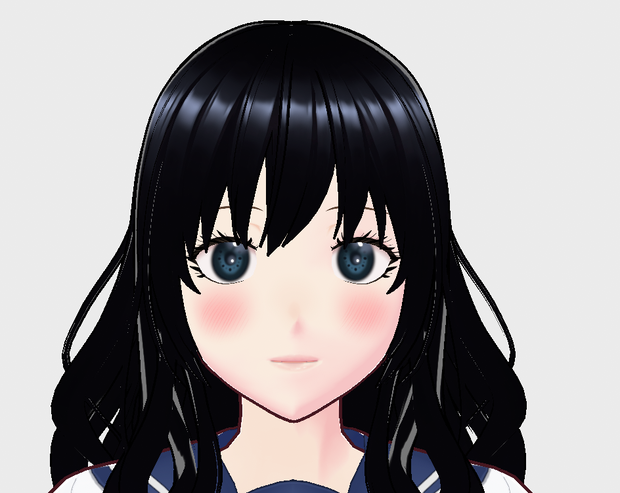 (VROID) FREE Eyelashes / Eyeliner / Eyes まつげ/アイライナー/目