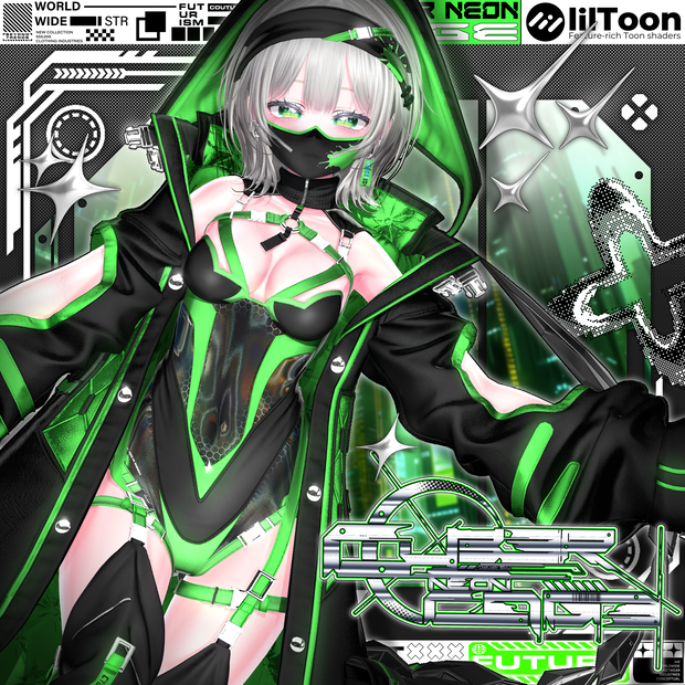 [18Avatars]🌐Cyber Neon Cage🌐