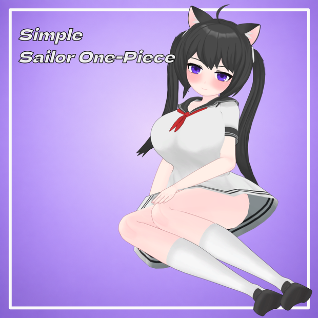 [FREE] Simple Sailor One-Piece for Nerie