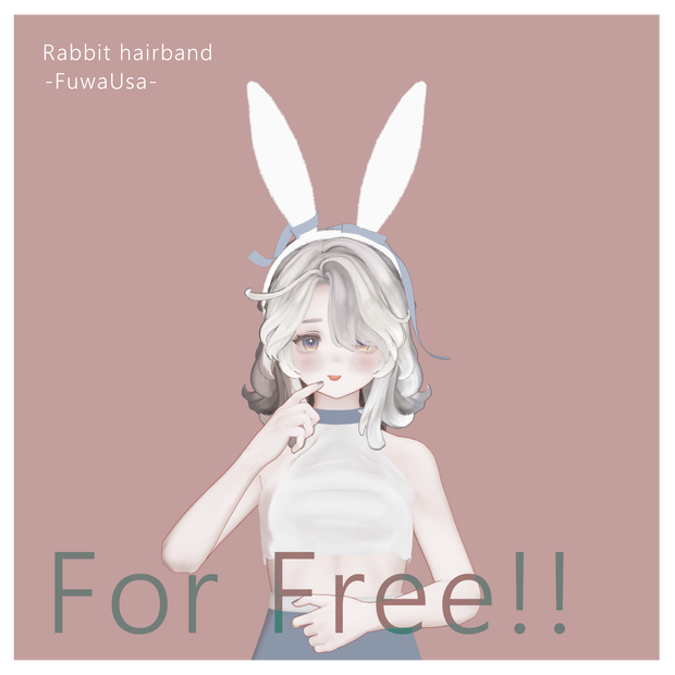 Free! [Marycia]Rabbit hairband -FuwaUsa- [Bunny2025]