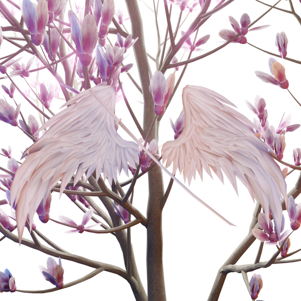 【3Dmodel】 Blooming wings
