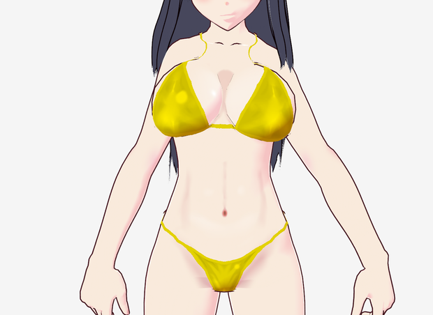 Vroid用　ビキニ金