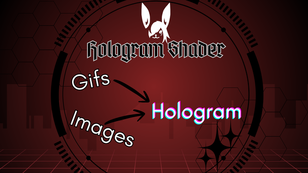 Reactive Image & Flipbook Hologram Shader (AudioLink)