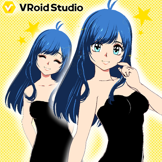 80s Anime Vroid/Vrchat base