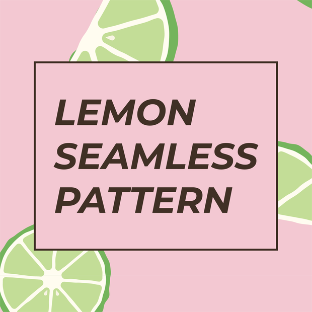 Lemon Seamless Pattern / レモンパターン / レモン柄*39枚