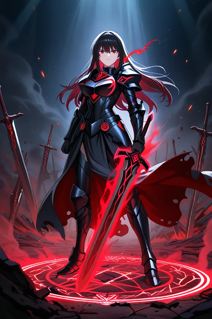 【高品質版】バトルファンタジー少女 3種プロンプトセット