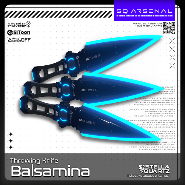 【オリジナル3Dモデル】Balsamina ‐バルサミーナ‐ 【起爆ナイフ】