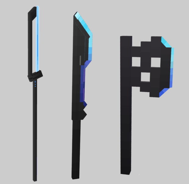 【Minecraft 1.19.2】武器追加MOD,Lcb装備セット ver.0.0.1