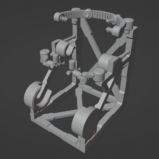 30MS用試作拘束装置(3Dプリント用無料stlデータ)