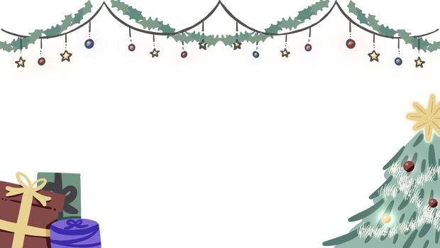 【フリー素材】クリスマスフレームオーバーレイ