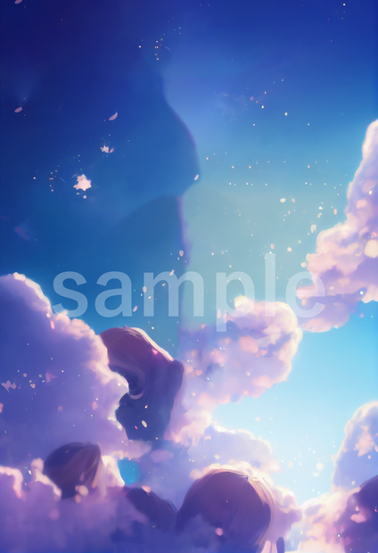 空と雲をイメージした背景素材 11枚セット