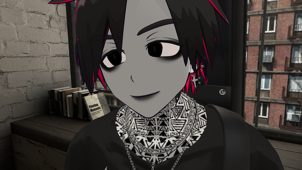 【BAMESSA/バメッサ対応】ゴスっぽいメイク / Goth makeup