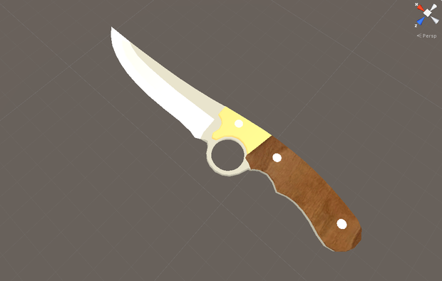 【VRC向け】Trigger finger knife
