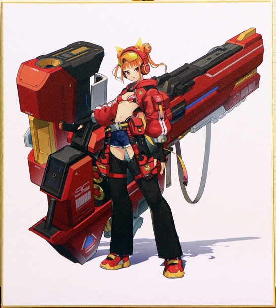 イセ川ヤスタカ 直筆サイン入りプリント色紙【数量限定】【受注生産