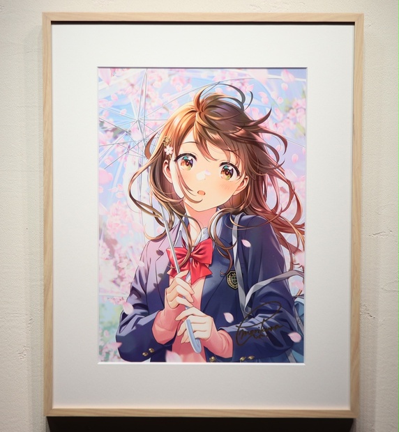 森倉円 桜降る季節 複製原画 【受注生産】 - ILLUST GALLERY