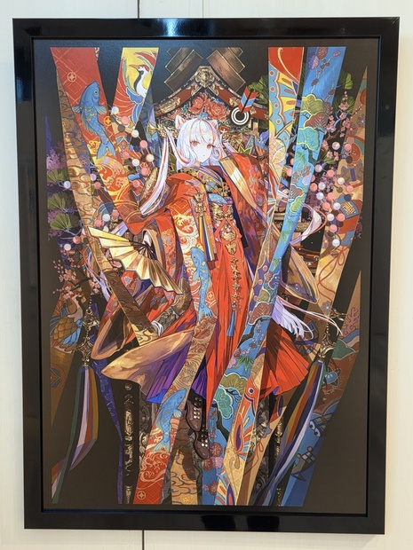 複製原画 額付 藤ちょこ 【受注生産】 - ILLUST GALLERY TOLALA - BOOTH