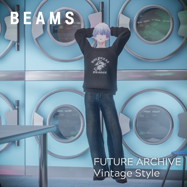 beams future archives anti vintage ニットポロ - ポロシャツ