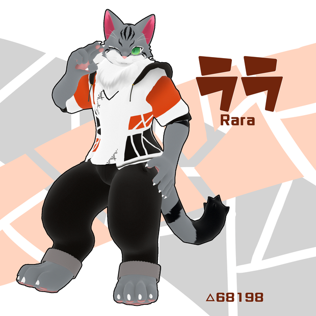 【オリジナル3Dモデル】ララ（Rara）