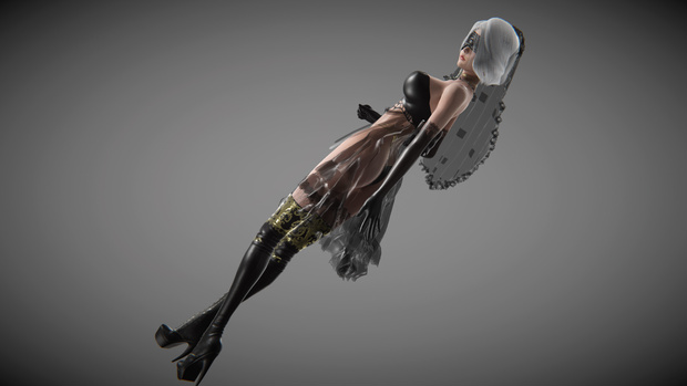 [PH][K-project][mod 136]NieR_Automata-2B-wedding dress