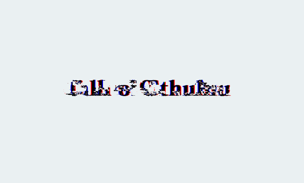 グリッチ『Call of Cthulhu』APNG素材