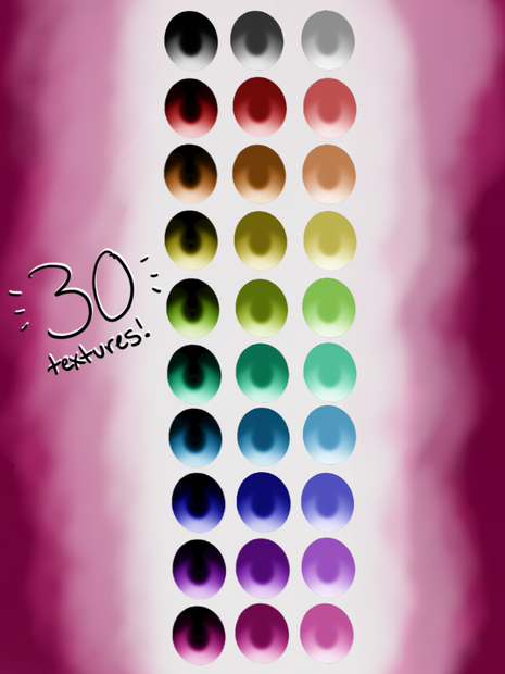 set of 30 VRoid eye textures