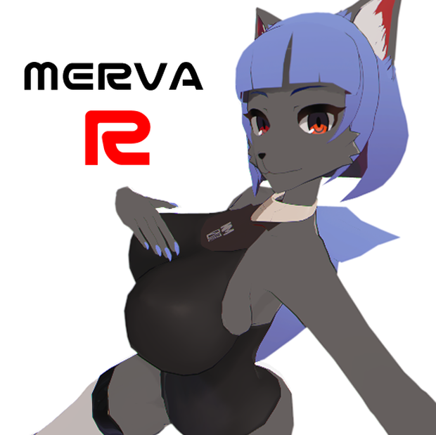 PCVR版VRChat向け3Dモデル「Merva  R」