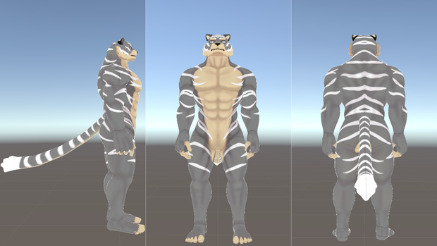 [VRChat Avatar] MTF_Tiger (MasterTofun Custom Edition)
