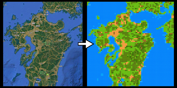好きな画像をファミコン風のマップに変換するソフト MapChip_Graphics_conv