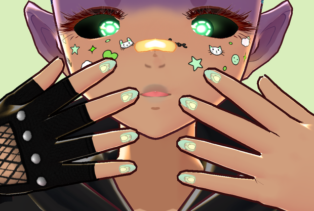 Frog nails for VRoid