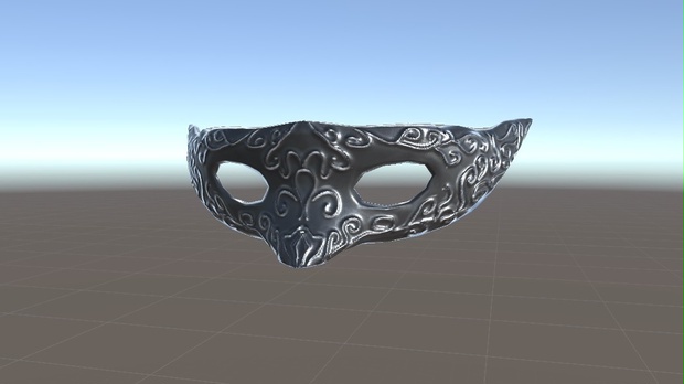 ベネチアンマスク(venetian mask) 【normalmap付】