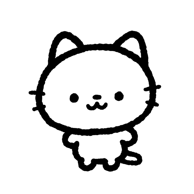ゆるい白猫Live2Dモデル【無料モデル】