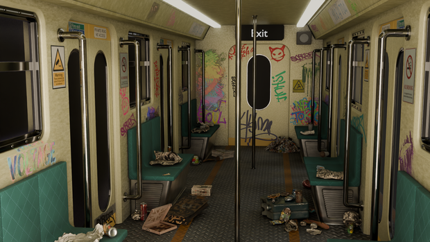 電車　車内