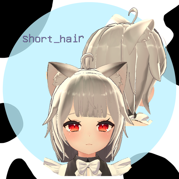 short_hair for maya&rindo  -dynamic bone 設定済み-