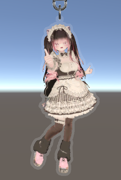 幸せならおっけーです３Dアクキー