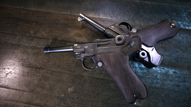【3Dモデル】Luger P08